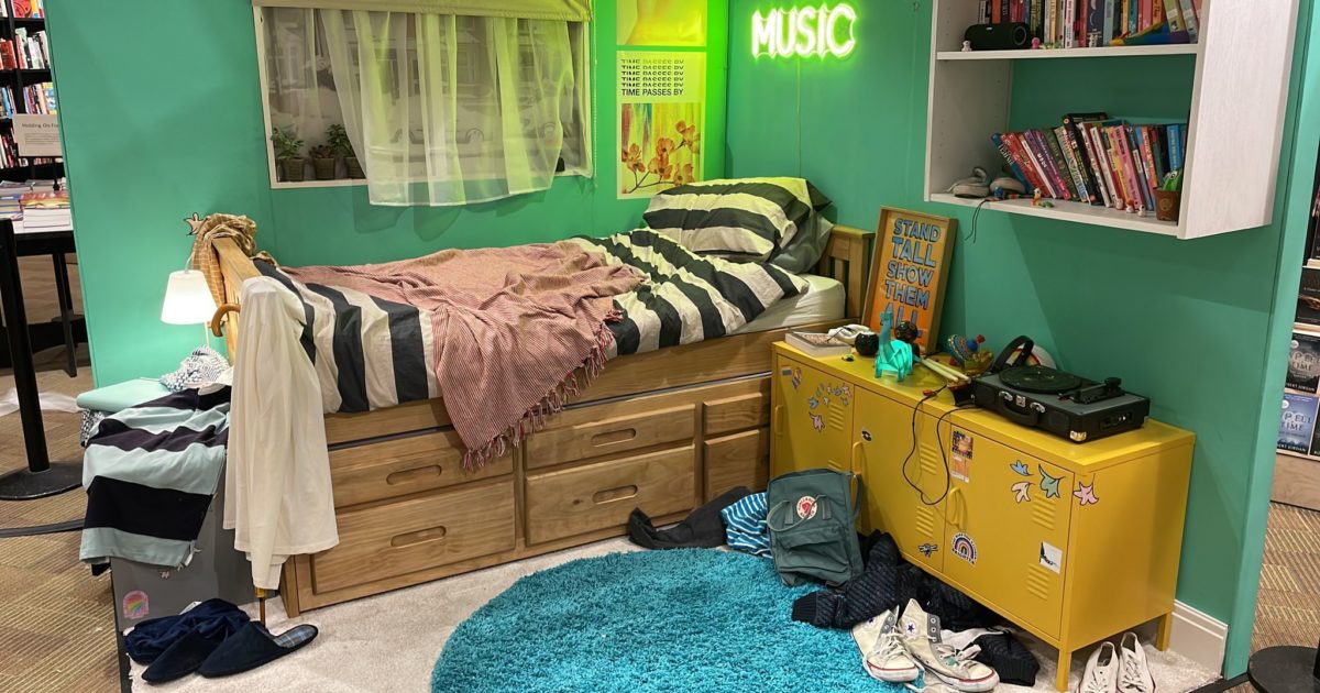 Charlie's Bedroom at Waterstones Piccadilly Art of London