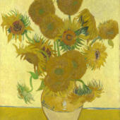 Sunflowers by Vincent Van Gogh from the National Gallery collection