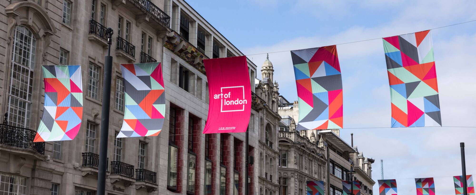 Rana Begum Flags Art Of London Piccadilly