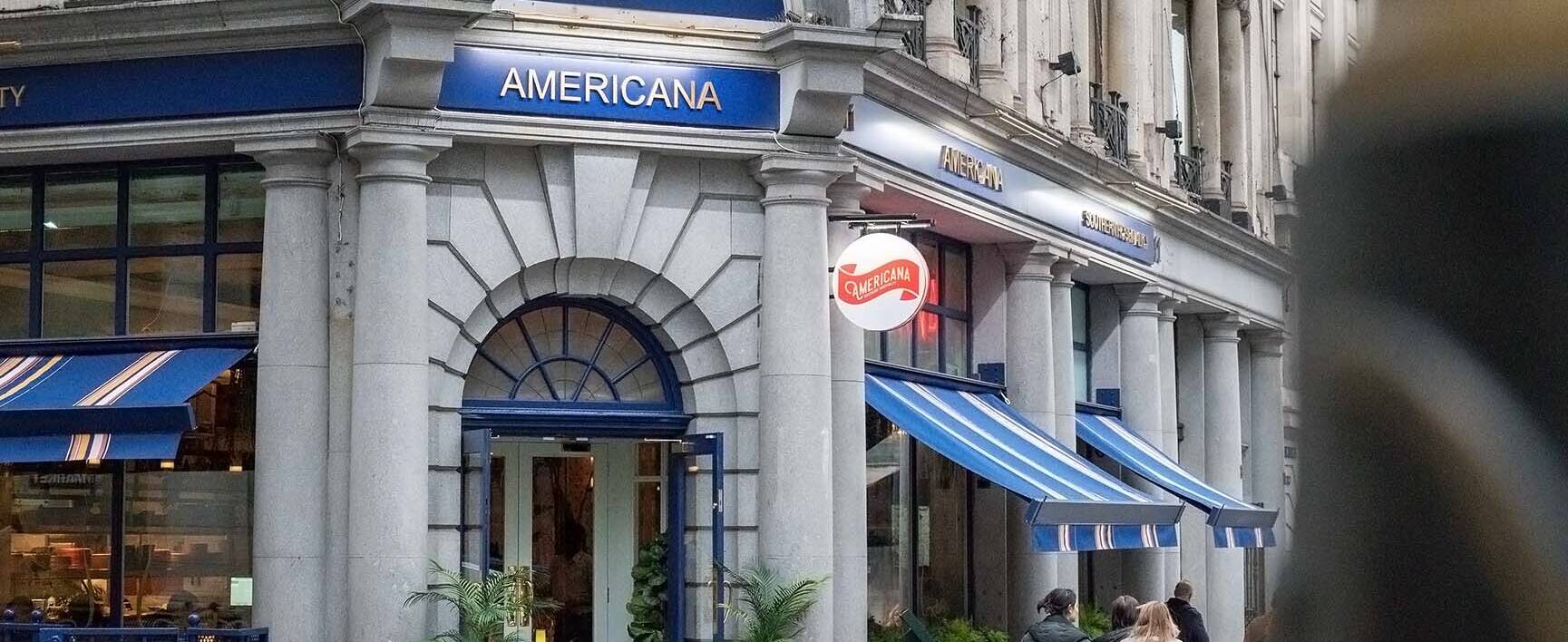 Americana restaurant exterior