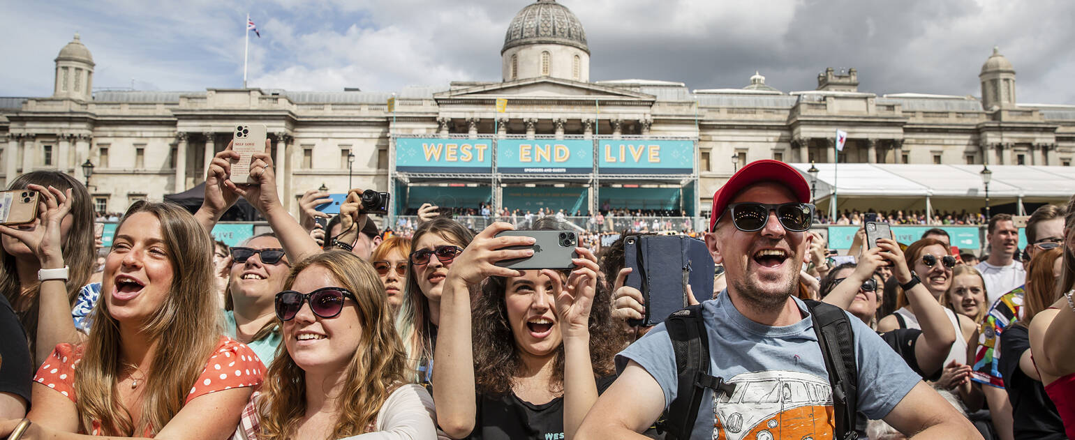 Trafalgar Square West End LIVE 2022 photo credit Pamela Raith 2