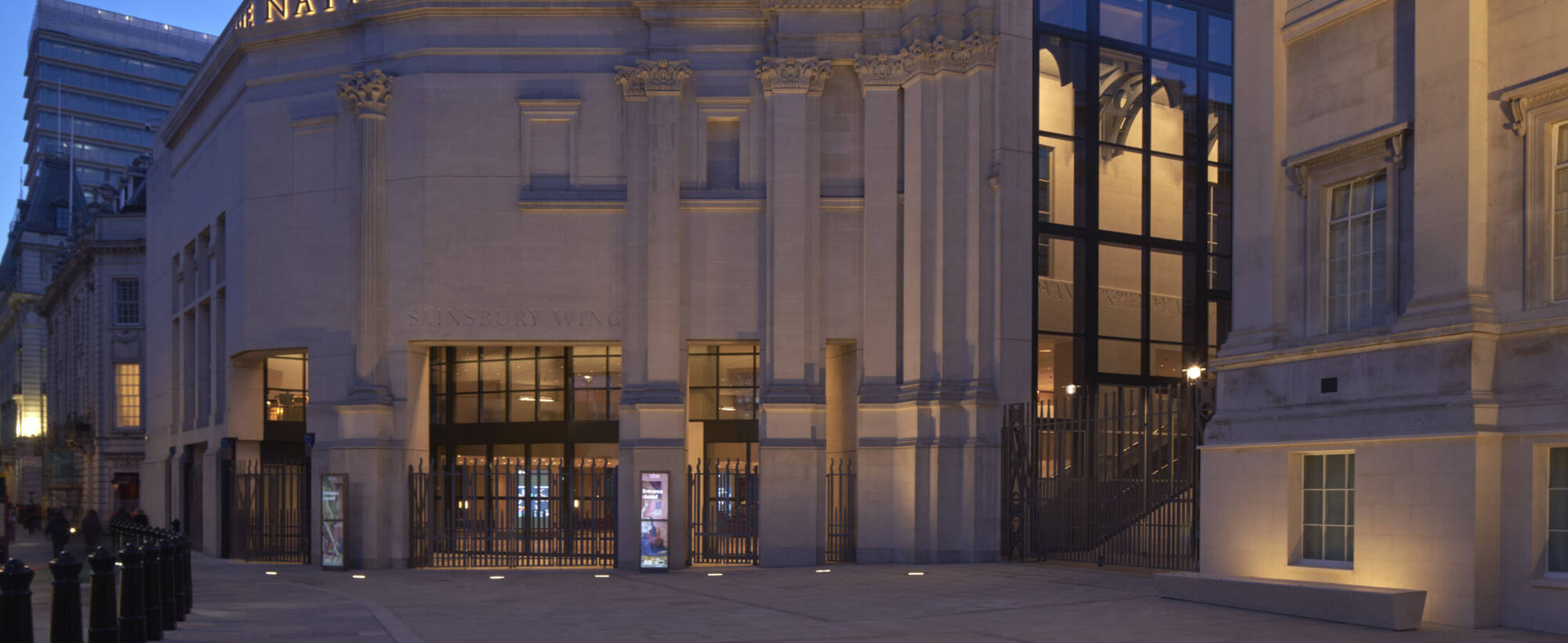 The National Gallery London Photo Edmund Sumner View of National Gallery Sainsbury Wing