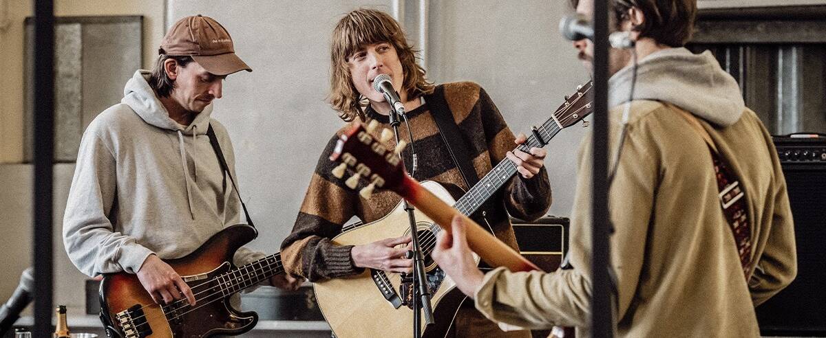 Zachary Hart Justin Craig Jack Riddiford Stereophonic Rehearsal Images Photo credit Marc Brenner 0706