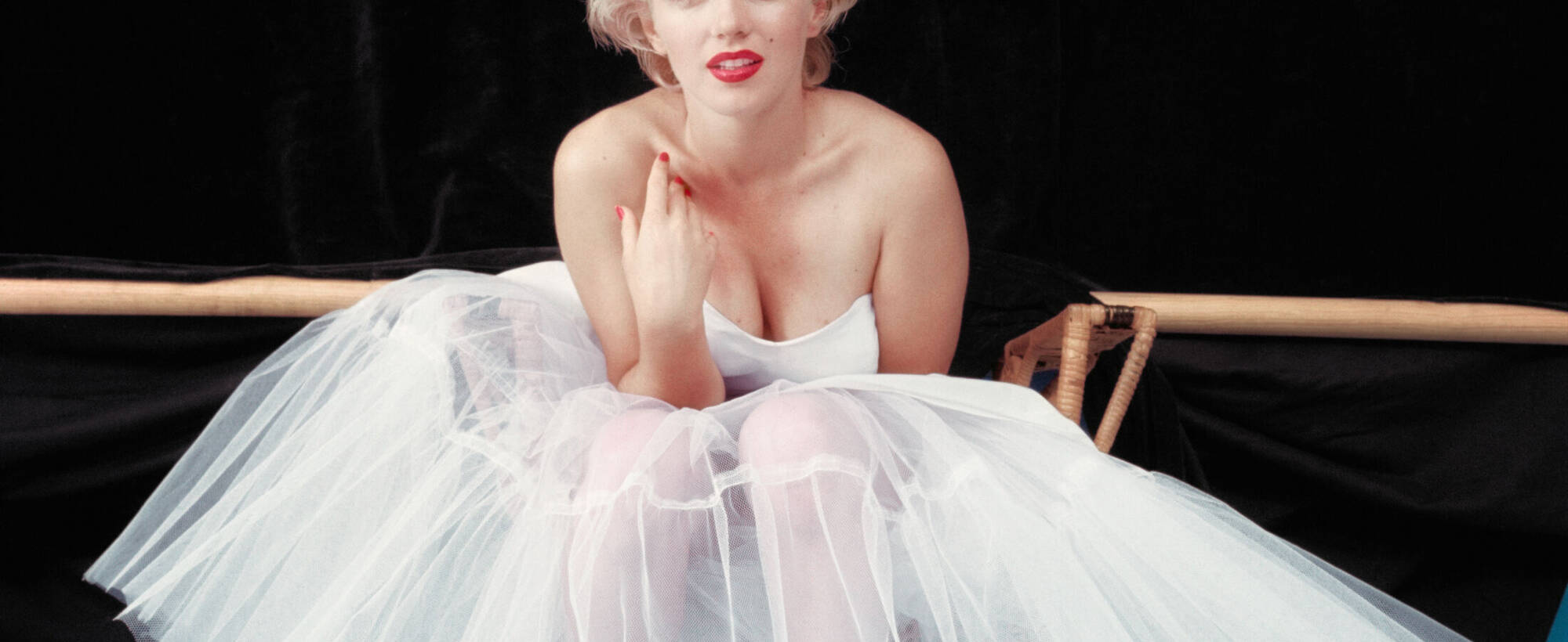 Marilyn Monroe Ballerina sitting 1954 by Milton H Greene